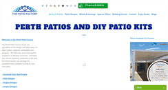 Desktop Screenshot of patiofactory.com.au